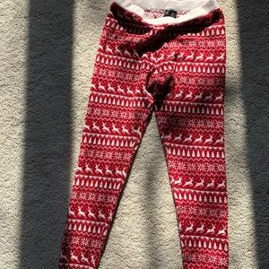Cynthia Rowley Sweater Knit Christmas Leggings